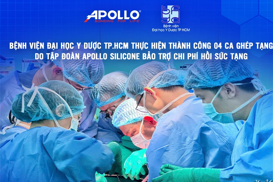 Chất Keo Yêu Thương – Apollo Silicone Bảo Trợ Chi Phí Hồi Sức Tạng, Cứu Sống 4 Người